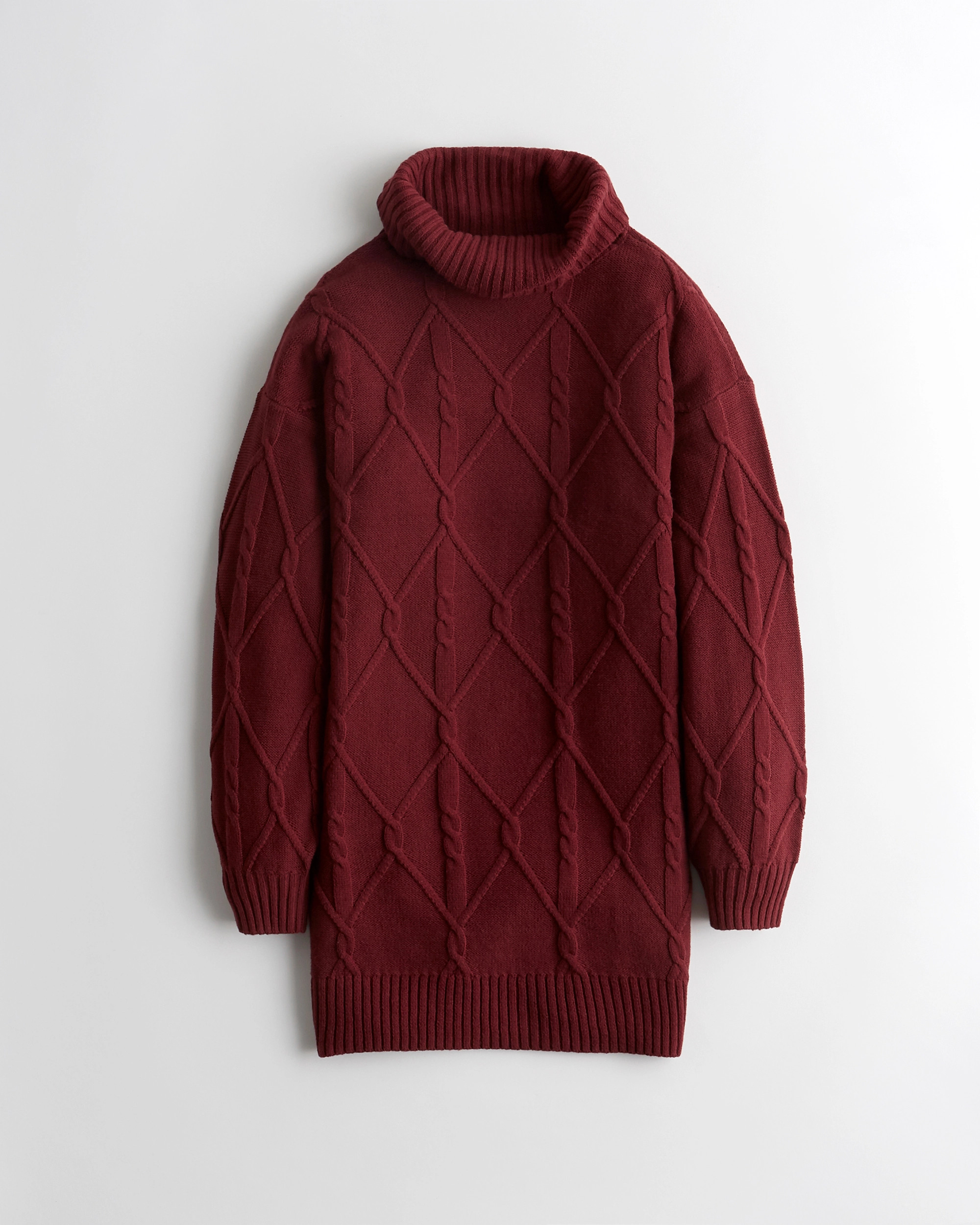 Mini Turtleneck Sweater Dress | Hollister (US)