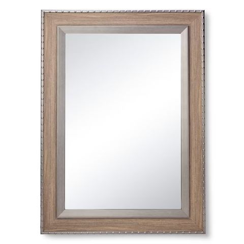 Rivet Rectangle Mirror - Washed Gray - The Industrial Shop™ | Target