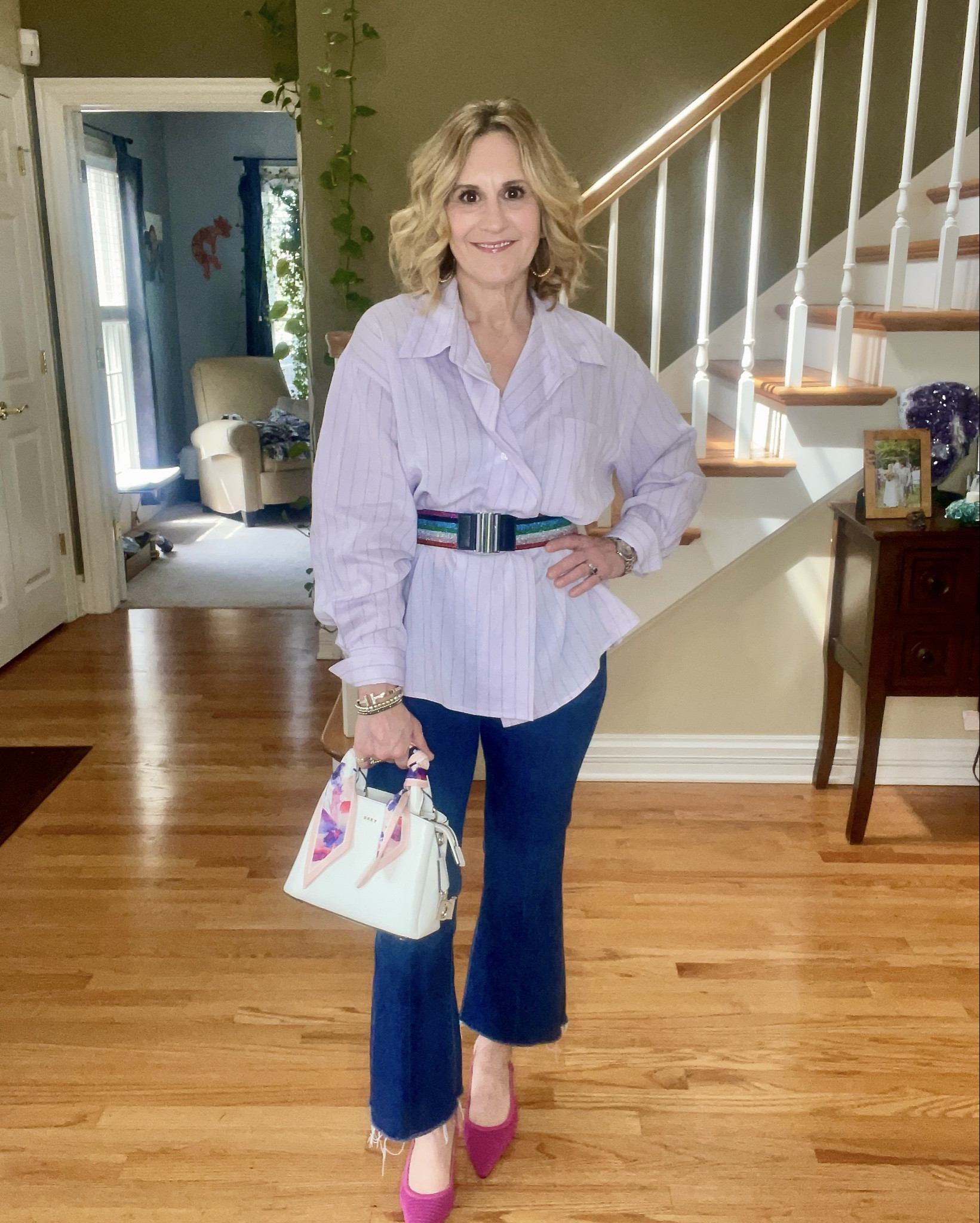 Some of my spring chic Chicwish looks! 💜🌸🩷  Head to the link in bio for the blog posts on these outfits. Which one is your fave? 

#LTKStyleTip #LTKOver40 #LTKFindsUnder100