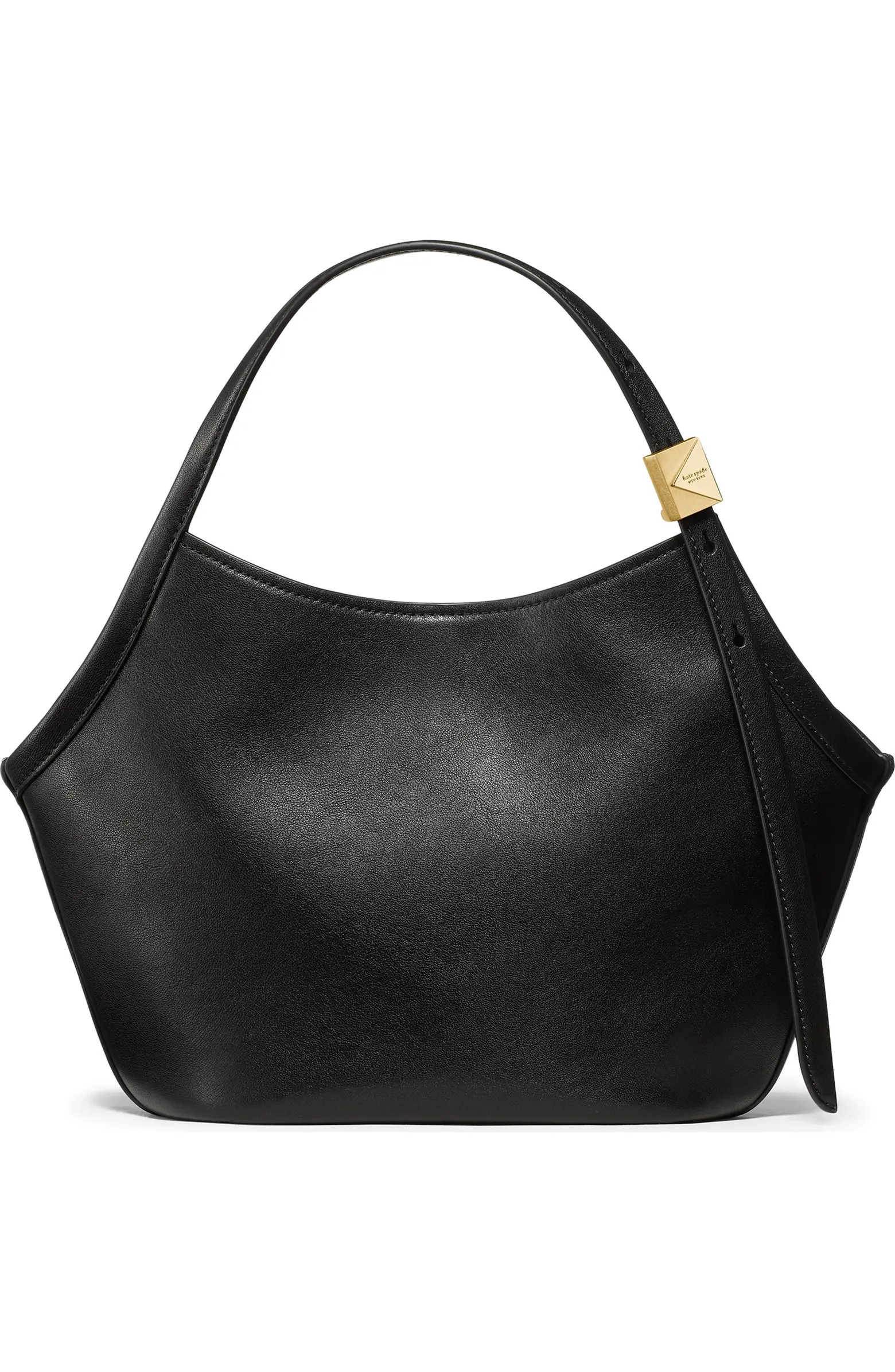 Kate Spade New York small deco fine grain leather tulip top handle bag | Nordstrom | Nordstrom