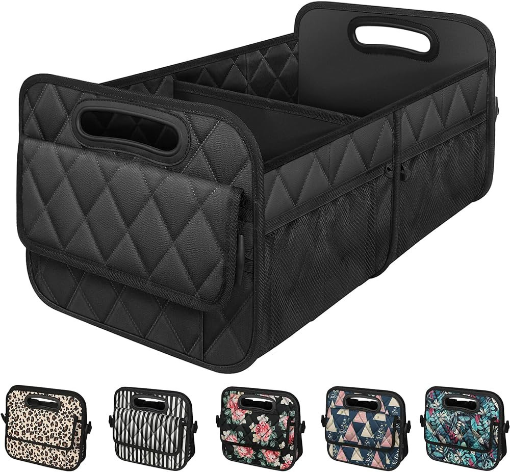 Deosk Car Trunk Organizer with 6 Big Pocket,Car Accessories for Women/Men 50L Waterproof Polyeste... | Amazon (US)