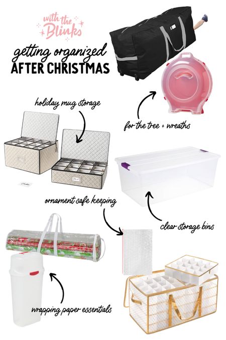 Time to pack up Christmas and get organized! The essentials that pack it up neatly and start the new year fresh 

#LTKhome #LTKSeasonal #LTKHoliday