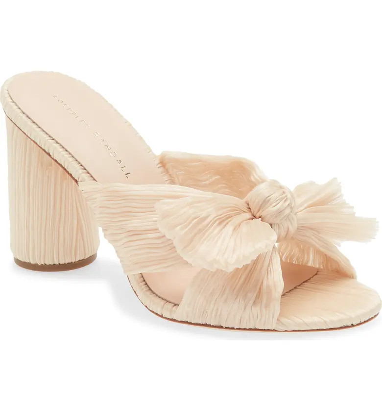 Loeffler Randall Penny Knotted Lamé Sandal | Nordstrom | Nordstrom