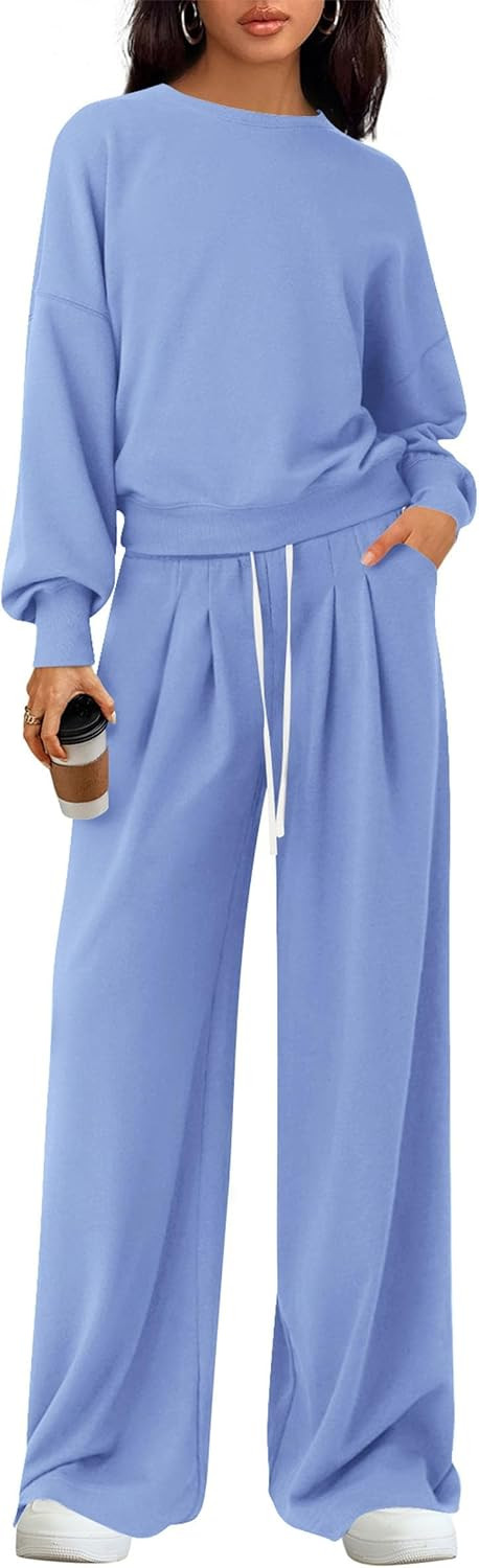 PRETTYGARDEN Womens Loose Fit Casual 2 Piece Lounge Set | Amazon (US)