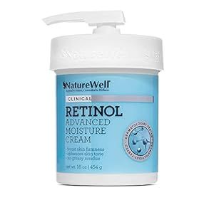 NATURE WELL Clinical Retinol Advanced Moisture Cream for Face, Body, & Hands, Anti Aging, Targets... | Amazon (US)
