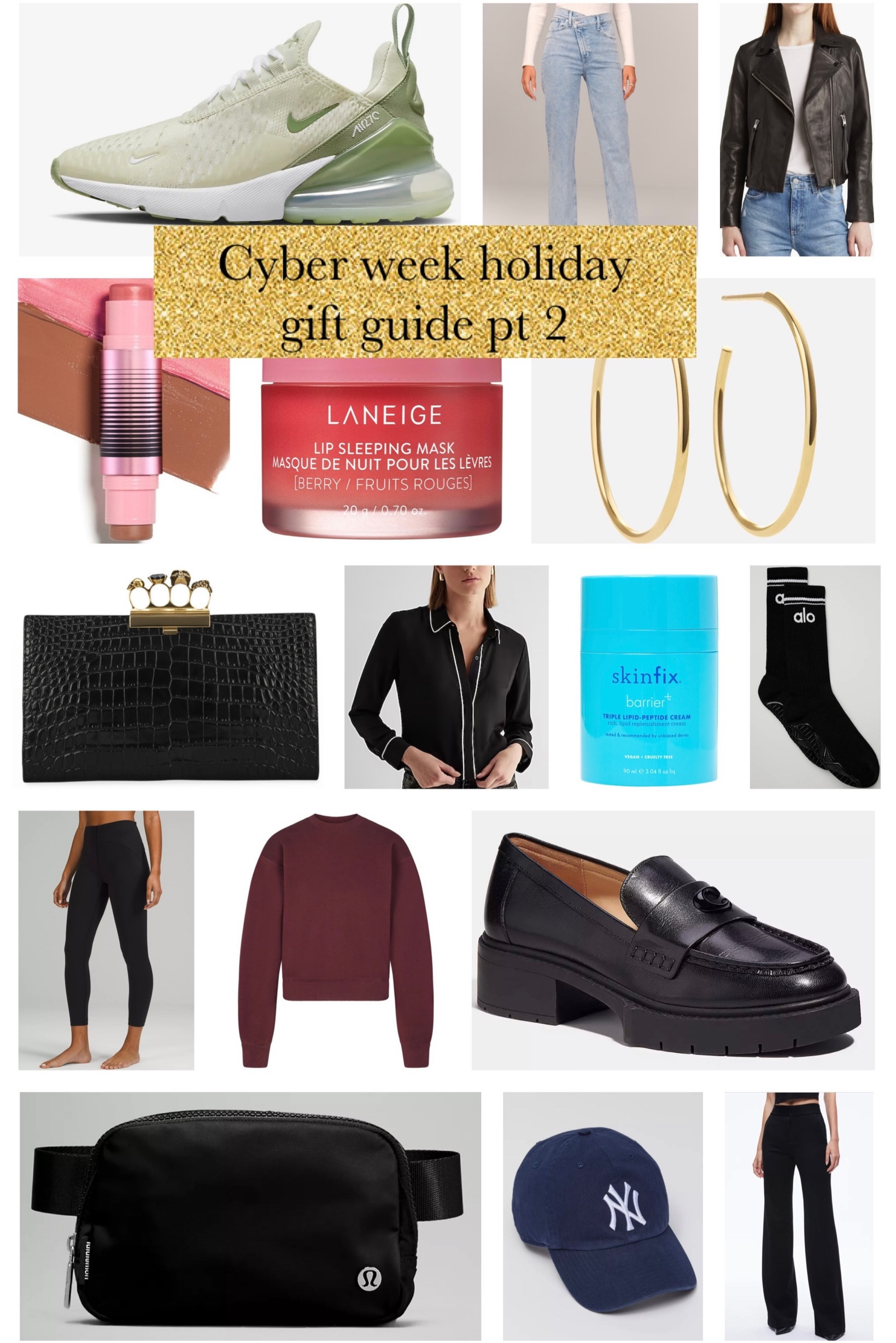 Holiday gift guide for her pt 2! Shoes, boots, jewelry, skincare, bags, fitness, etc! Something for all price ranges and all styles & interests! BONUS: all items currently on sale!!!! 



Gift guide for her, cyber week, gifts for her, workwear, holiday party, holiday outfits, loungewear, loafers, jeans 

#LTKCyberWeek #LTKGiftGuide #LTKHoliday