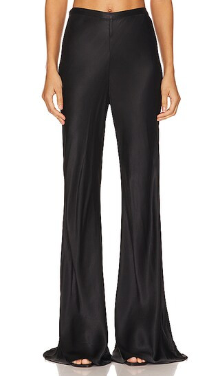Camille Bias Cut Pant in Black | Revolve Clothing (Global)