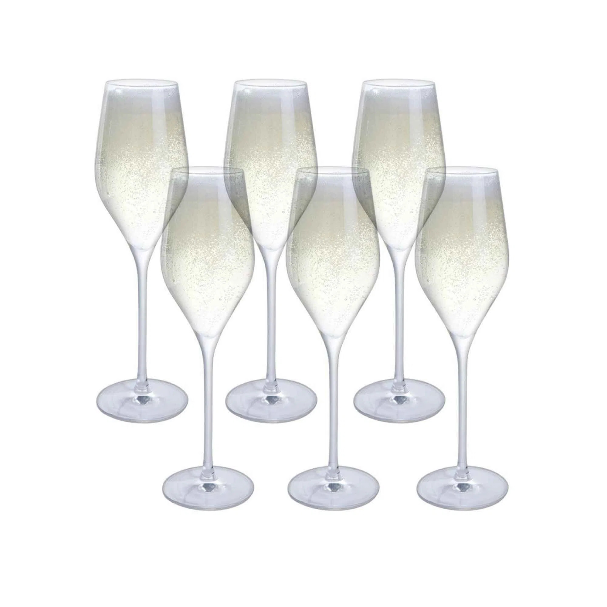 Dartington Crystal Bar Six Prosecco Glasses (Set of 6) | Wayfair UK