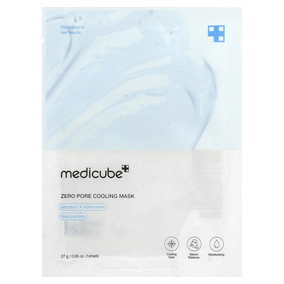 Medicube, Zero Pore Cooling Beauty Mask, 1 Sheet, 0.95 oz (27 g) | iHerb