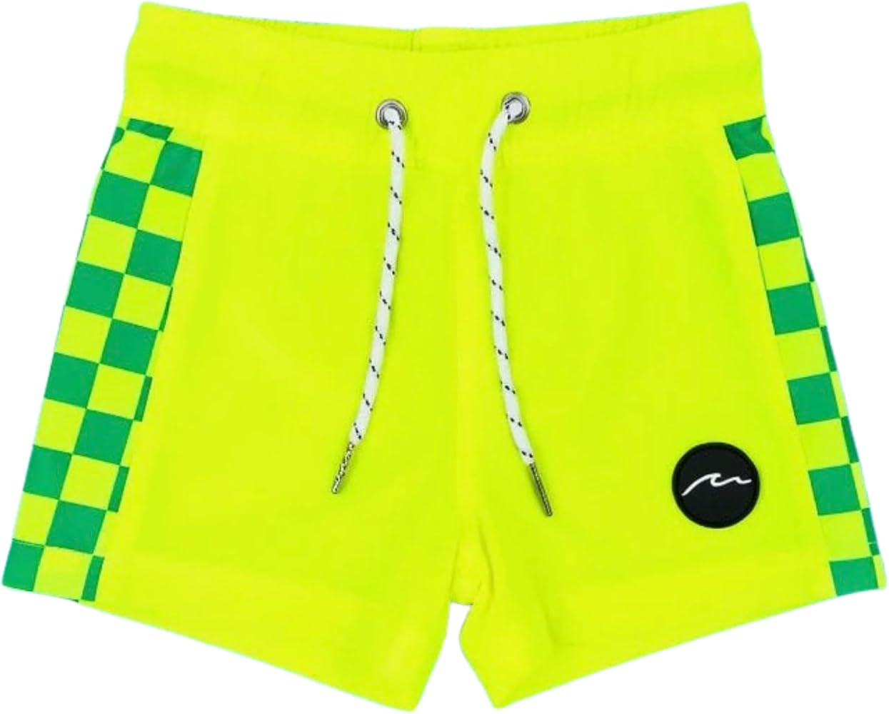 Boys Swim Trunks & Toddler Swimsuit - Neon High Visibility Board Shorts, Quick Dry Kids Surf Swim... | Amazon (US)