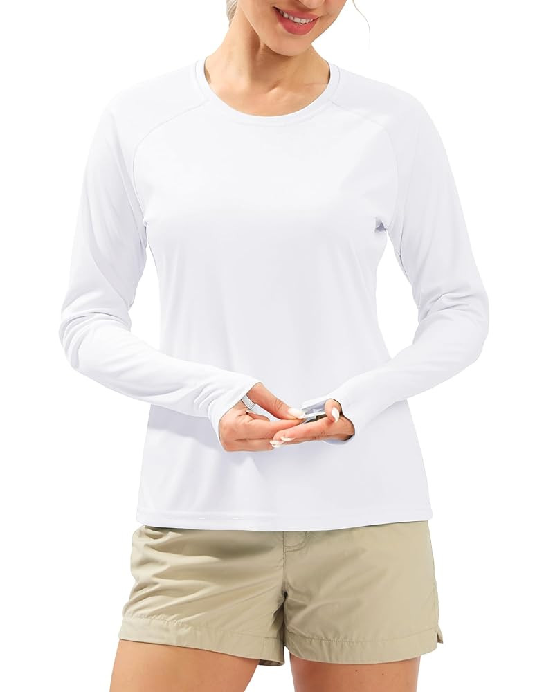 Women's UPF 50+ Sun Shirts Long Sleeve UV Protection Rash Guard Lightweight Quick Dry Workout Hik... | Amazon (US)