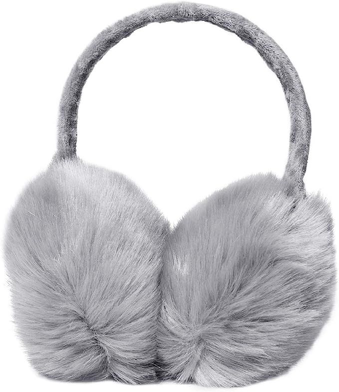 Earmuffs Ear Warmers For Women Winter Fur Foldable Ear Warmer | Amazon (US)