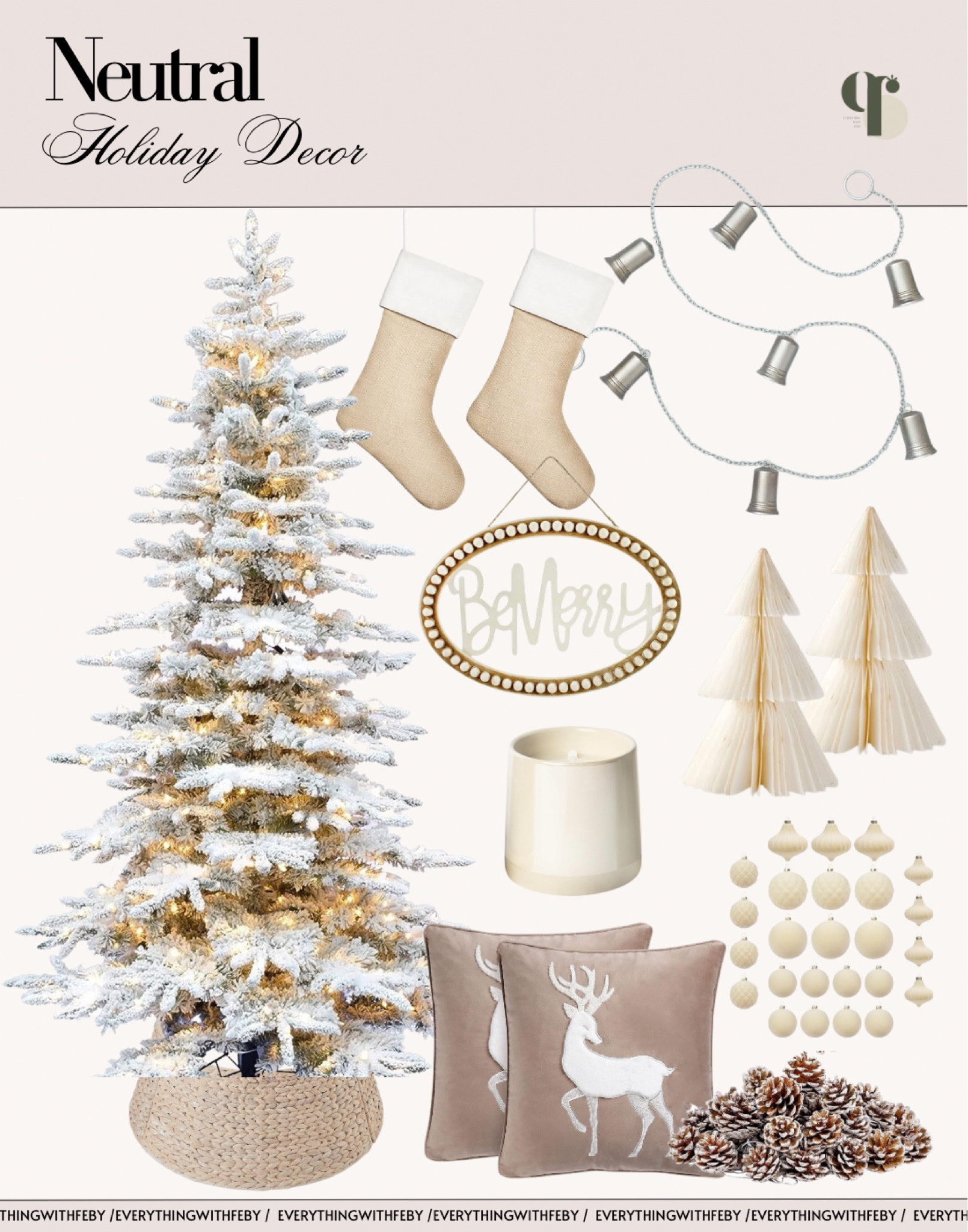 Neutral Holiday Decor

Christmas decor / neutral decor / living room decor / amazon finds / amazon christmas finds / amazon favorite / amazon must have / white Christmas tree / neutral socks decor / garland bell / white candle / merry sign / white ornaments / Christmas pillow decor pinecone decor / Christmas tree colar / amazon home finds 

#LTKHoliday #LTKhome #LTKHolidaySale