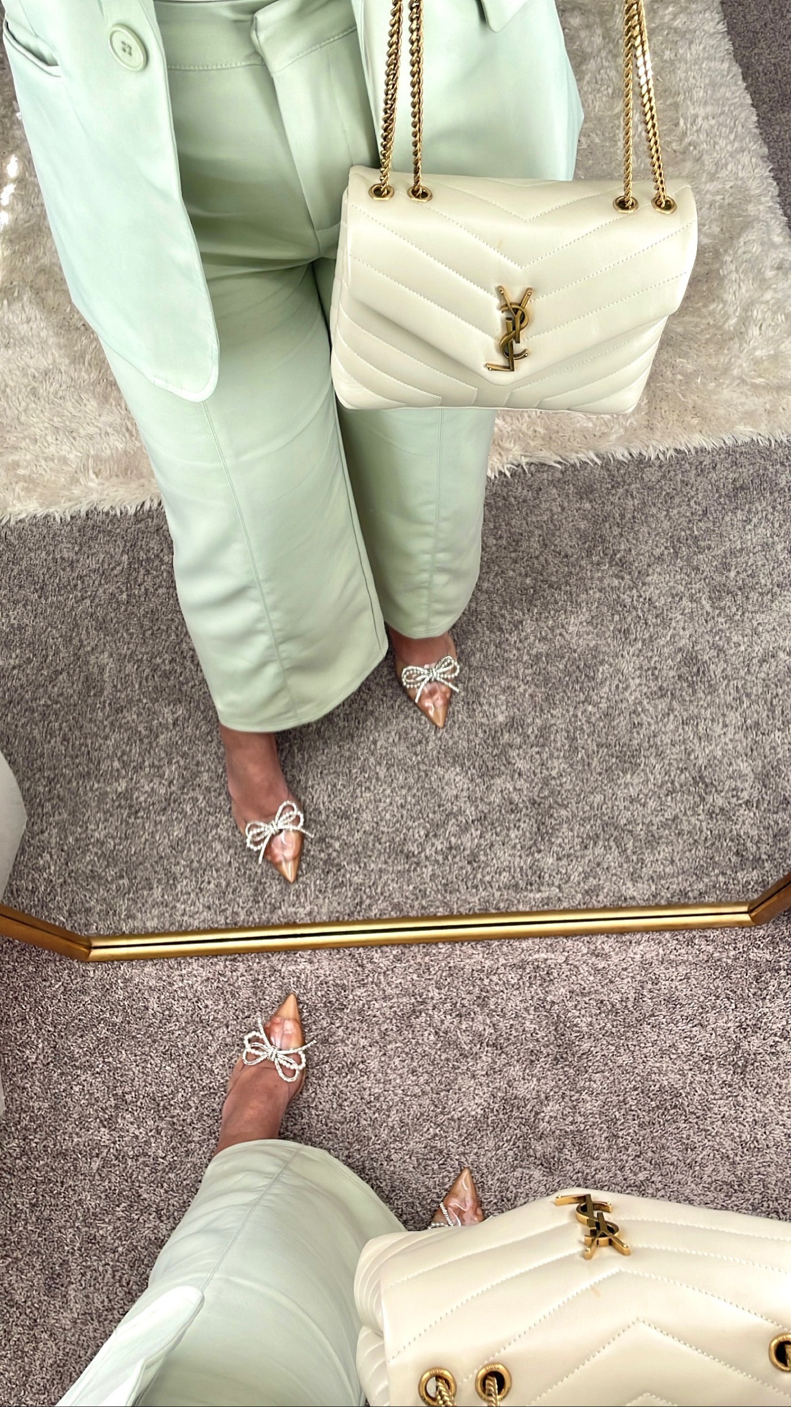 My favorite designer bag, the YSL Loulou bag, size small, in color blanc vintage. 
This bag is so versatile and is perfect for any season especially spring & summer! 

#LTKshoecrush #LTKstyletip #LTKFind