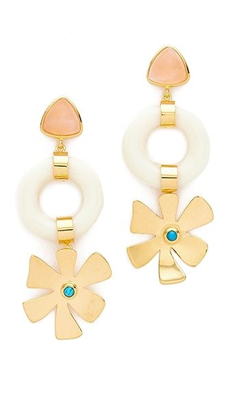 Lizzie Fortunato Lotus Earrings | Shopbop