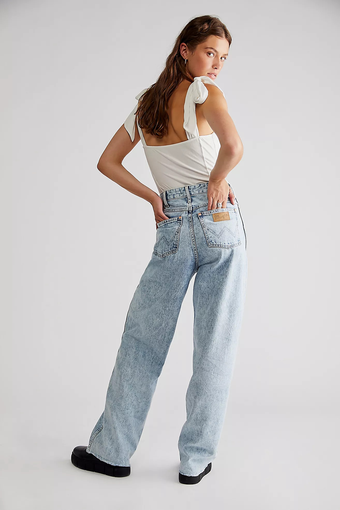 Wrangler Barrel Jeans | Free People (Global - UK&FR Excluded)