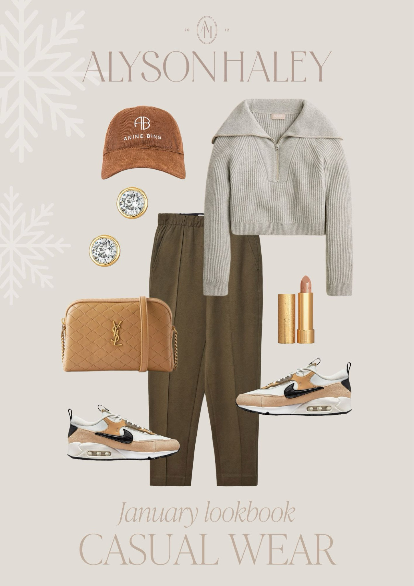 Casual winter outfit idea. I love the casual pants and J. Crew quarter zip. 

#LTKstyletip #LTKbeauty #LTKSeasonal