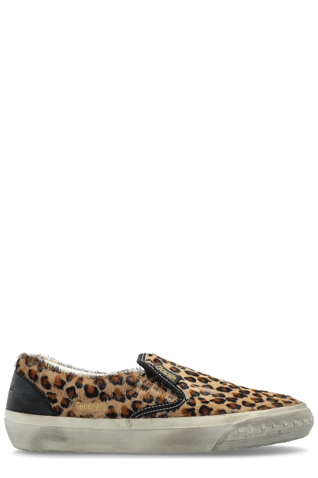 Golden Goose Leopard Pattern Slip-On Sneakers | Cettire Global