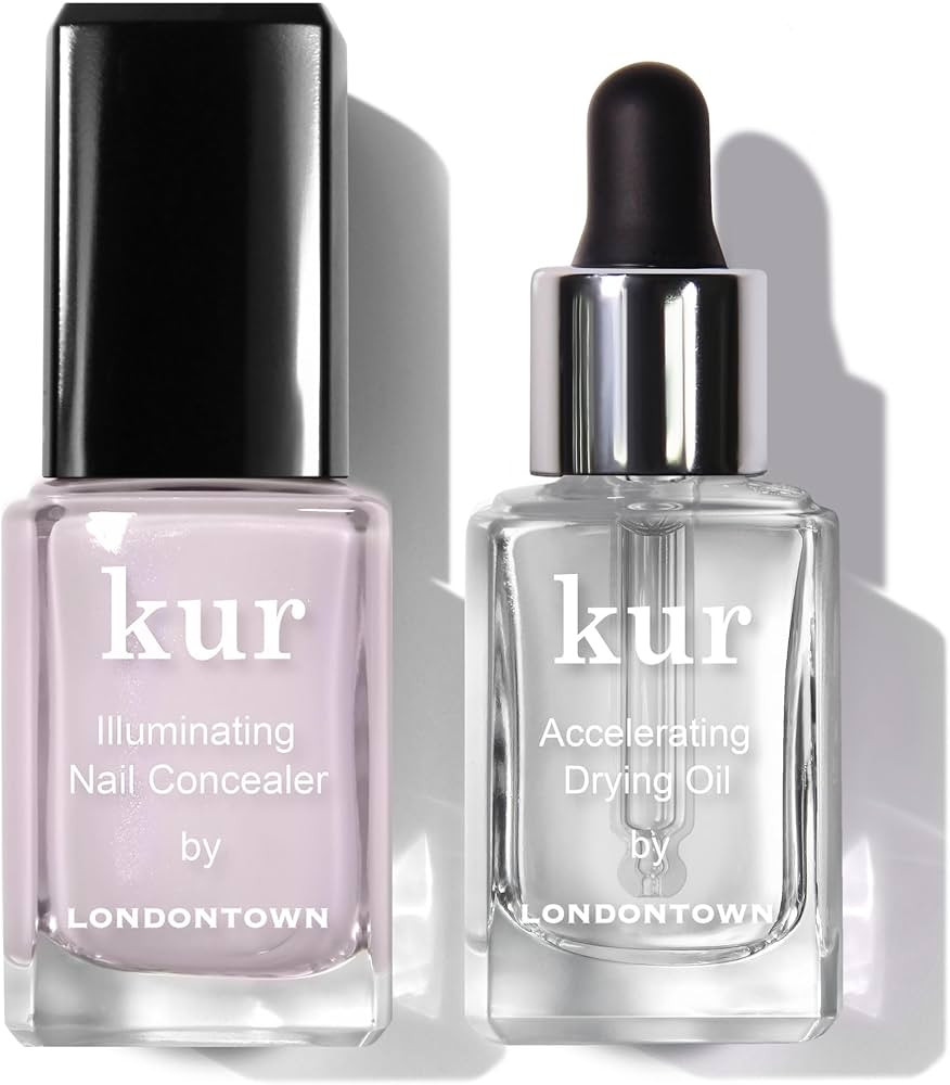 LONDONTOWN Perfect In A Pinch - Pink Nail Concealer and Accelerating Drying Oil Nail Polish Manic... | Amazon (US)