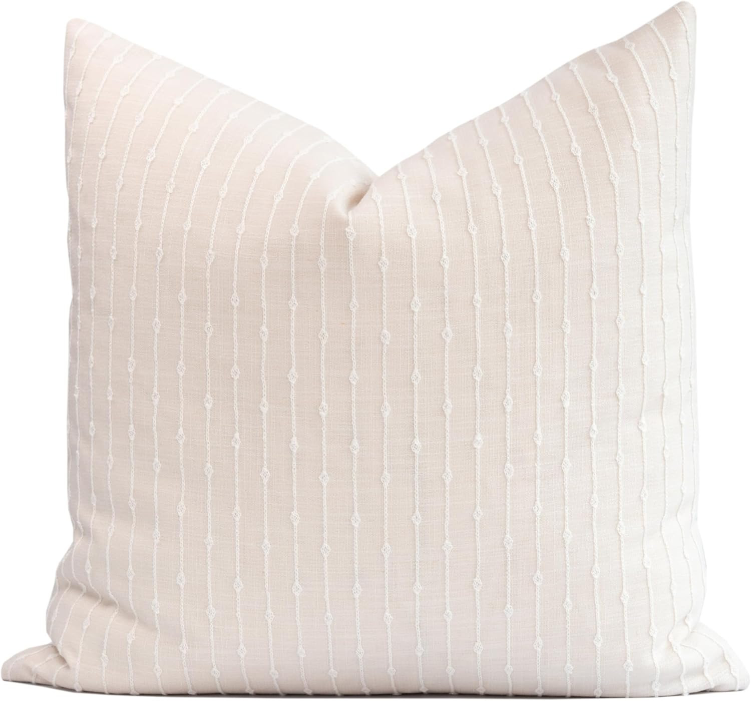 Crumbs Home Coastal Linen Indoor Outdoor Throw Pillow Cover Only, 20"x20" Water Repellent for Pat... | Amazon (US)