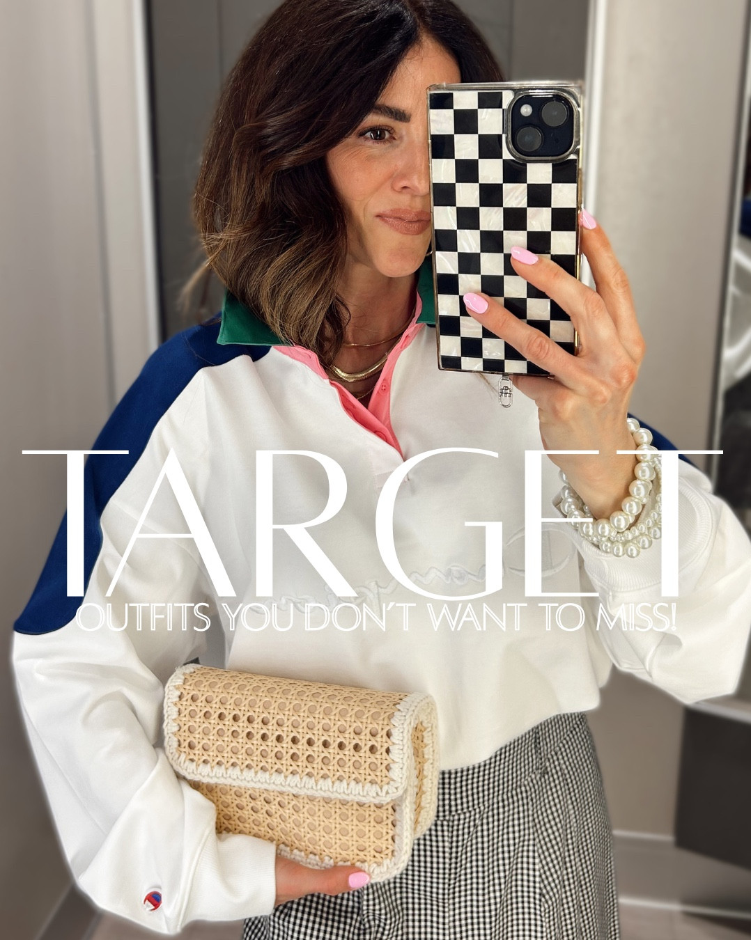 Target outfits you don’t want to miss!
Wearing a medium in the long sleeve polo. Size 6 in gingham shorts, xxs in brown jacket. XS in striped dress

STILL WAITING ON THE BROWN FAUX LEATHER JACKET TO BE LIVE ONLINEE

#LTKWorkwear #LTKTravel #LTKootd