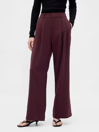 365 High Rise Pleated Trousers | Gap (US)
