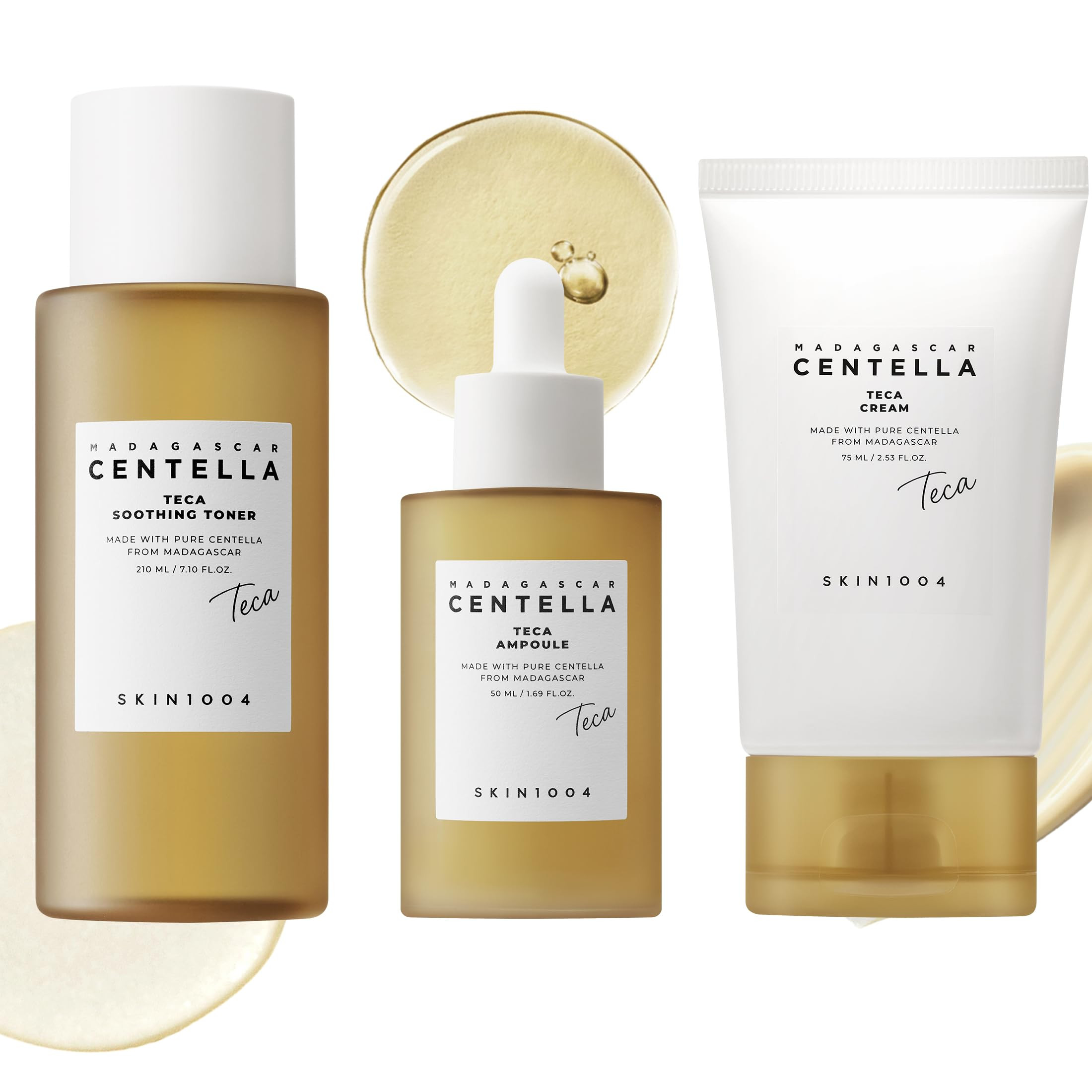SKIN1004 Madagascar Centella TECA Skincare Set, Soothing Toner, Hydrating Ampoule & Moisturizing ... | Amazon (US)