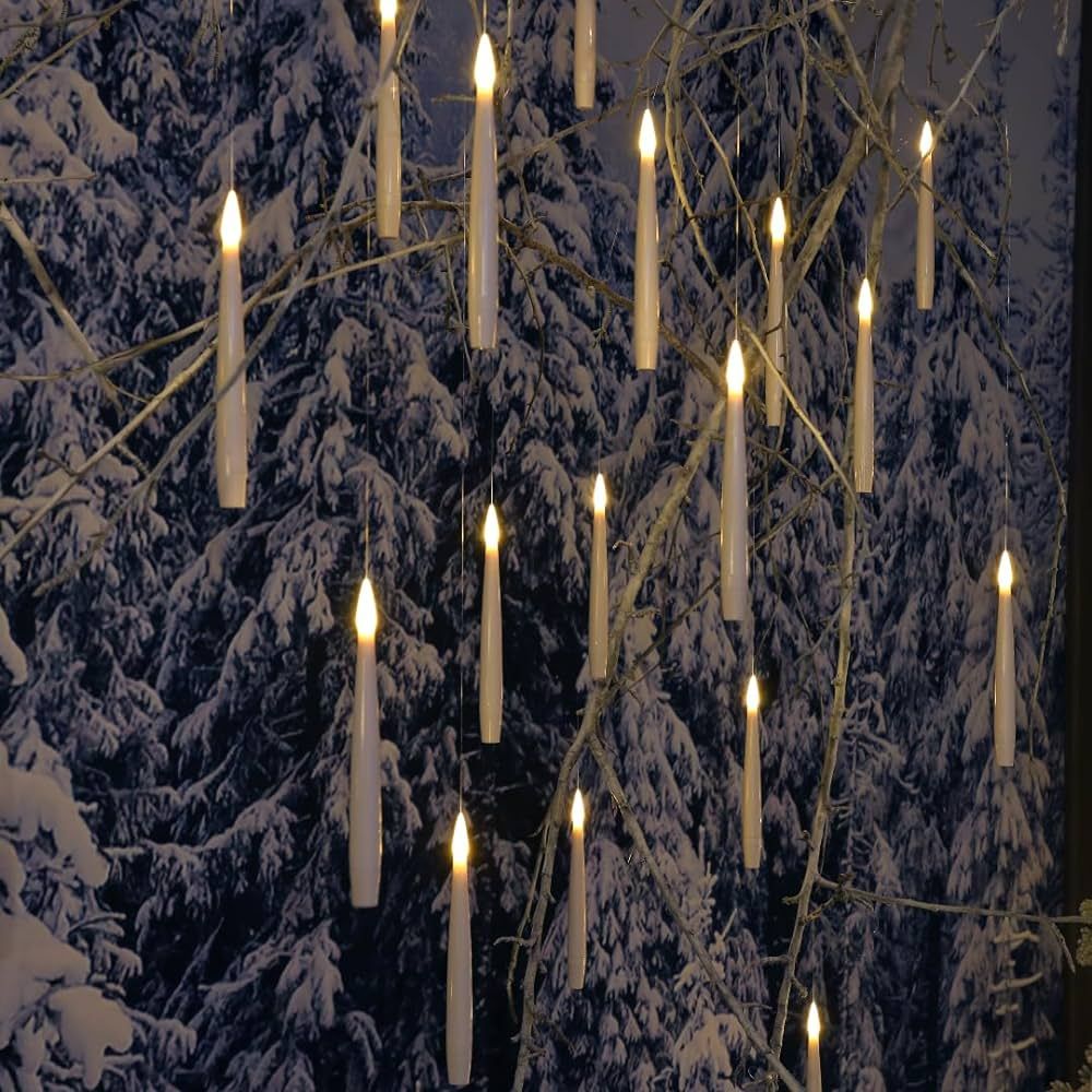 Noma Magic Candles with Wand Remote : Battery : 10x Hanging Candles : White : 1021100 | Amazon (UK)
