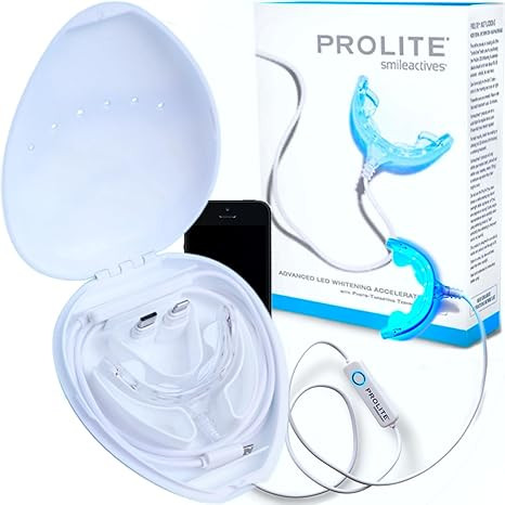 Smileactives Prolite Professional Teeth Whitening Kit, Dental Quality LED Light Teeth Whitener fo... | Amazon (US)
