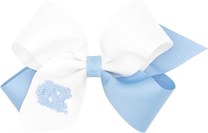 Divine Creations Girls' Collegiate Themed Game Day Two-Tone Hair Bow by Wee Ones on a WeeStay Cli... | Amazon (US)