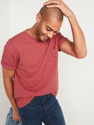 Oversized Heavyweight Pocket Tee for Men | Old Navy (US)