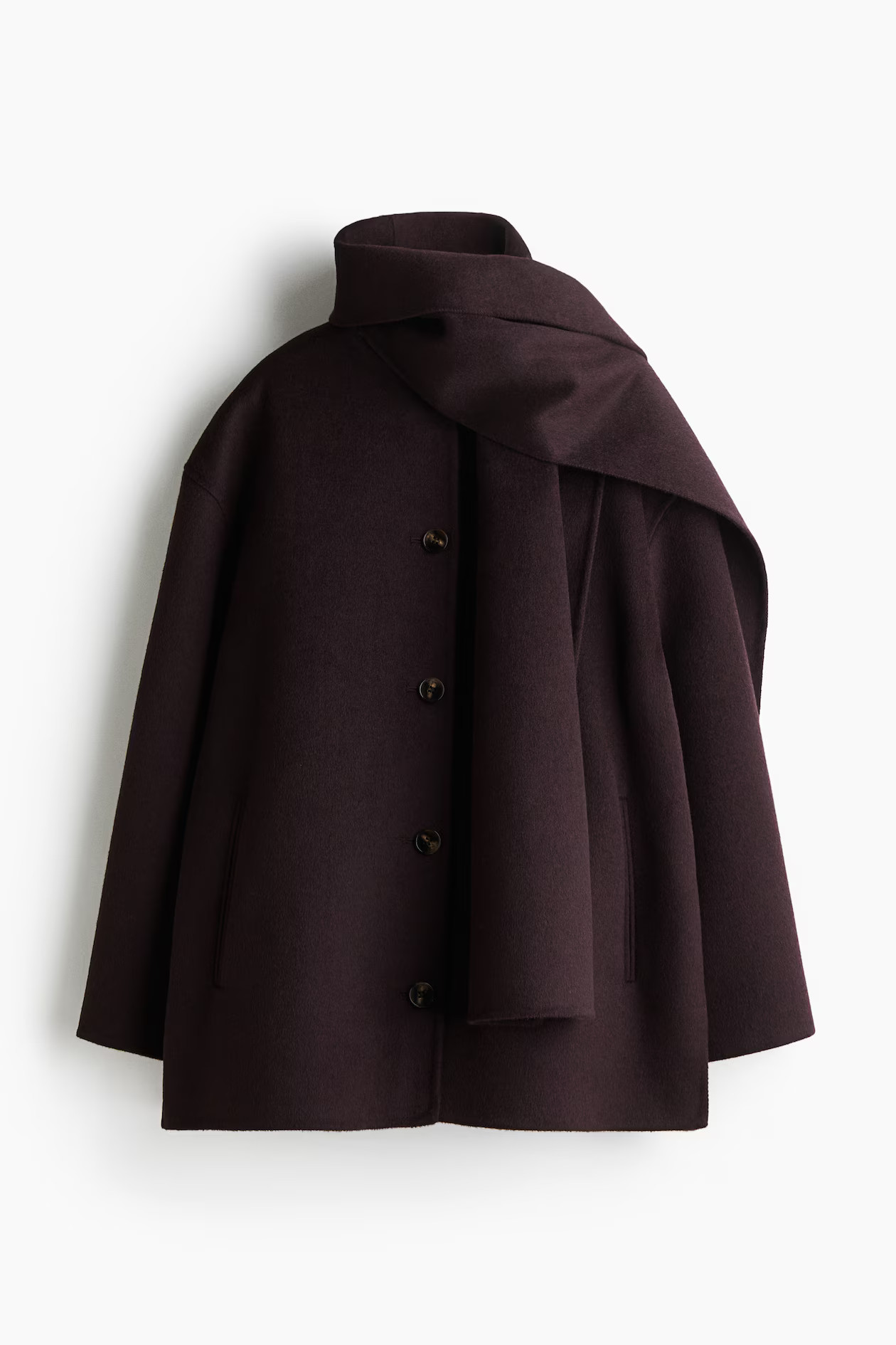 Handmade wool-blend coat | H&M (UK, MY, IN, SG, PH, TW, HK)