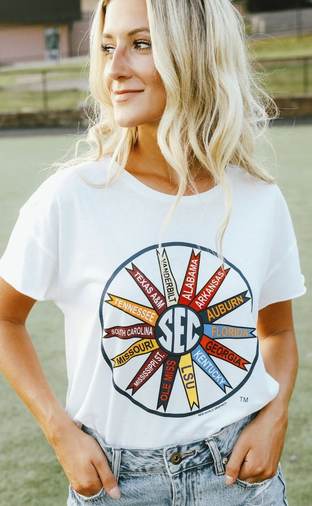 charlie southern: sec pinwheel rocker t shirt | RIFFRAFF