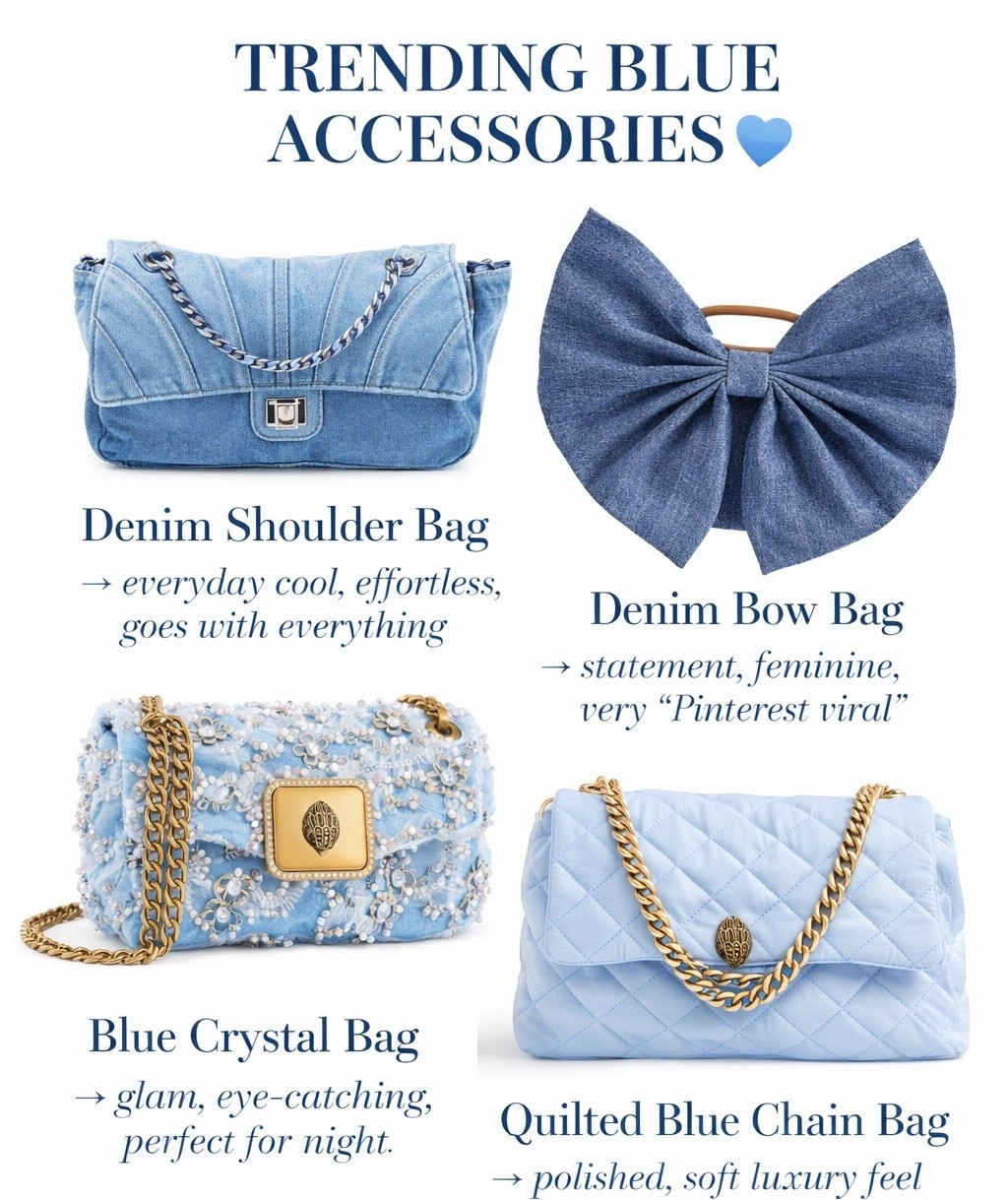 Blue bags denim bags #accessories #trendingbags

#LTKootd #LTKgrwm