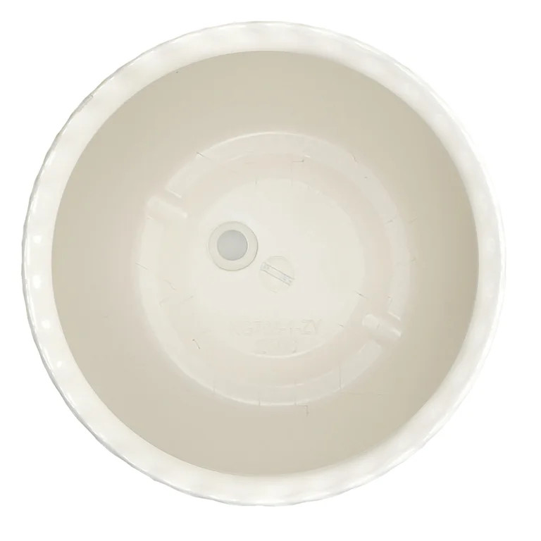 Mainstays Brooke 6" x 6" x 4.8" Round Vanilla Dream 100% Recycled Resin Planter | Walmart (US)