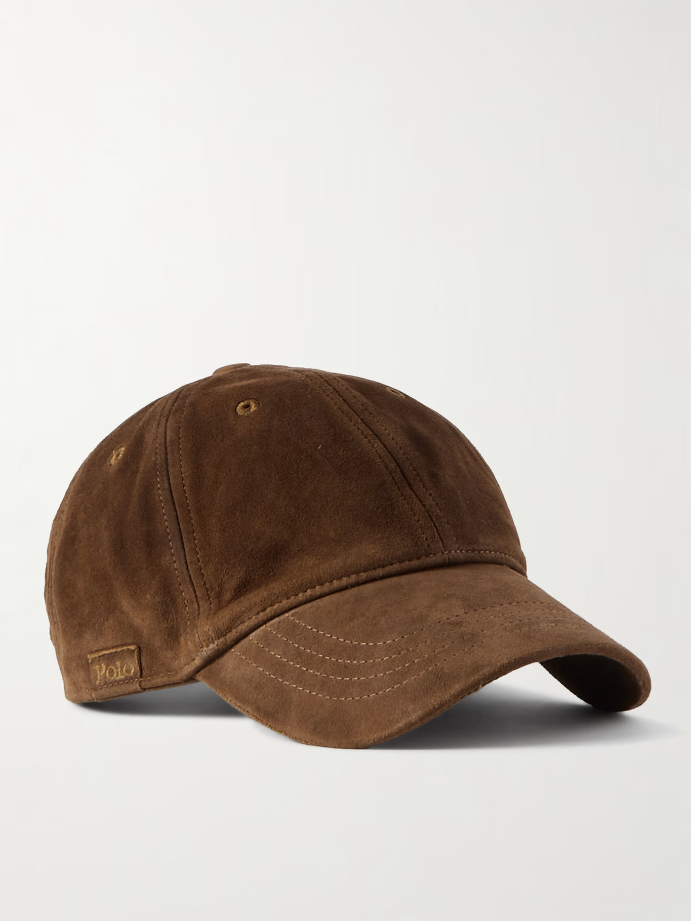 Logo-Embroidered Washed-Suede Baseball Cap | Mr Porter (US & CA)