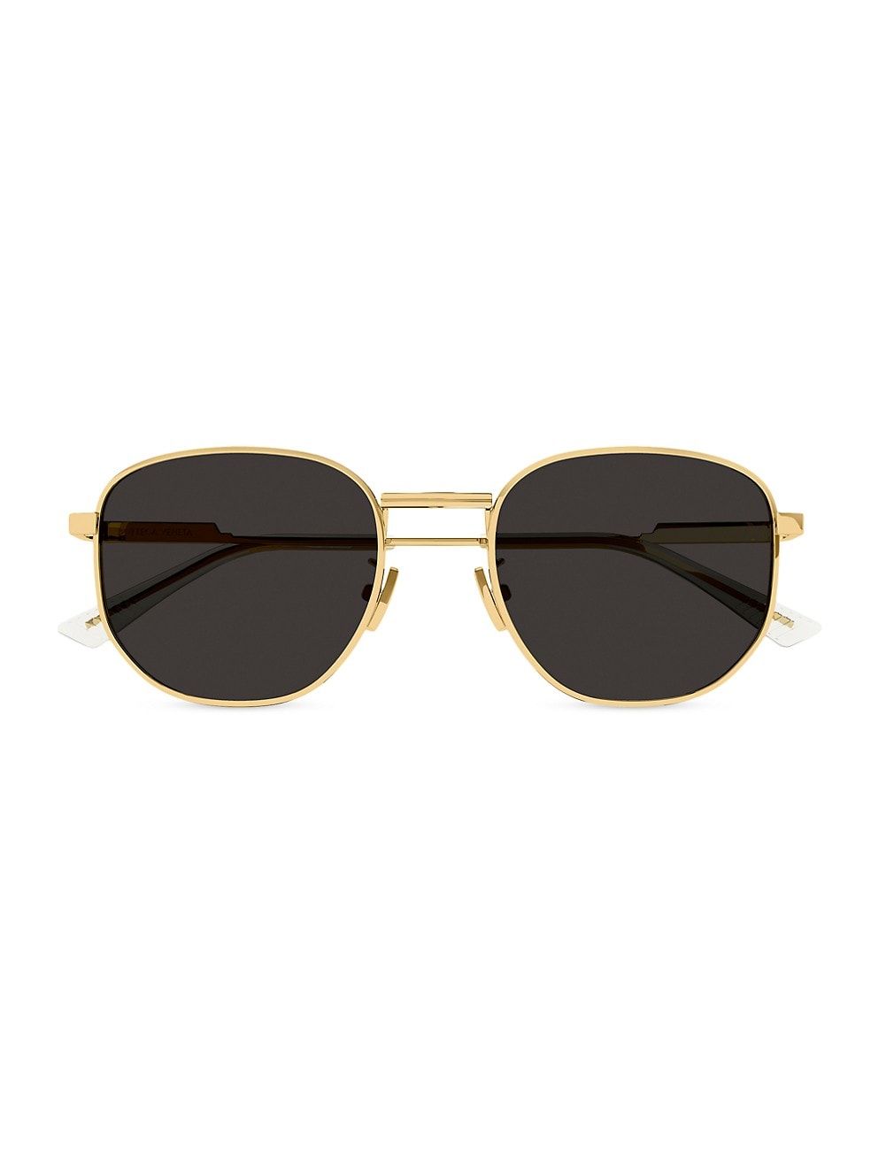 Bottega Veneta Minimalist 53MM Navigator Sunglasses | Saks Fifth Avenue