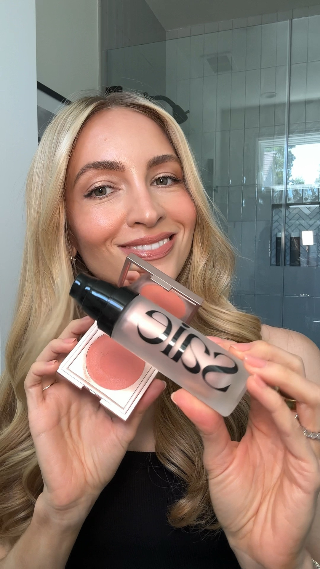 Current daily summer GRWM with peach tone blush 🍑 this is Lawless in shade “starburst” & Saie Glowy Super Gel in “rose gold.” Also using the It Cosmetics double ended foundation brush - my go to for cream products especially blush

#LTKSeasonal #LTKBeauty