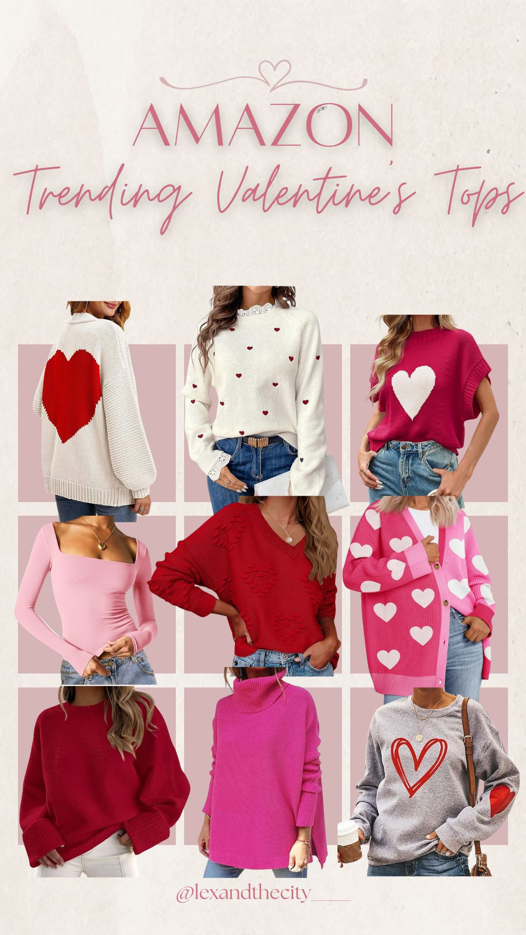 Trending Valentine's Day tops for her on Amazon! 

 #LTKWatchNow #LTKSeasonal #LTKStyleTip