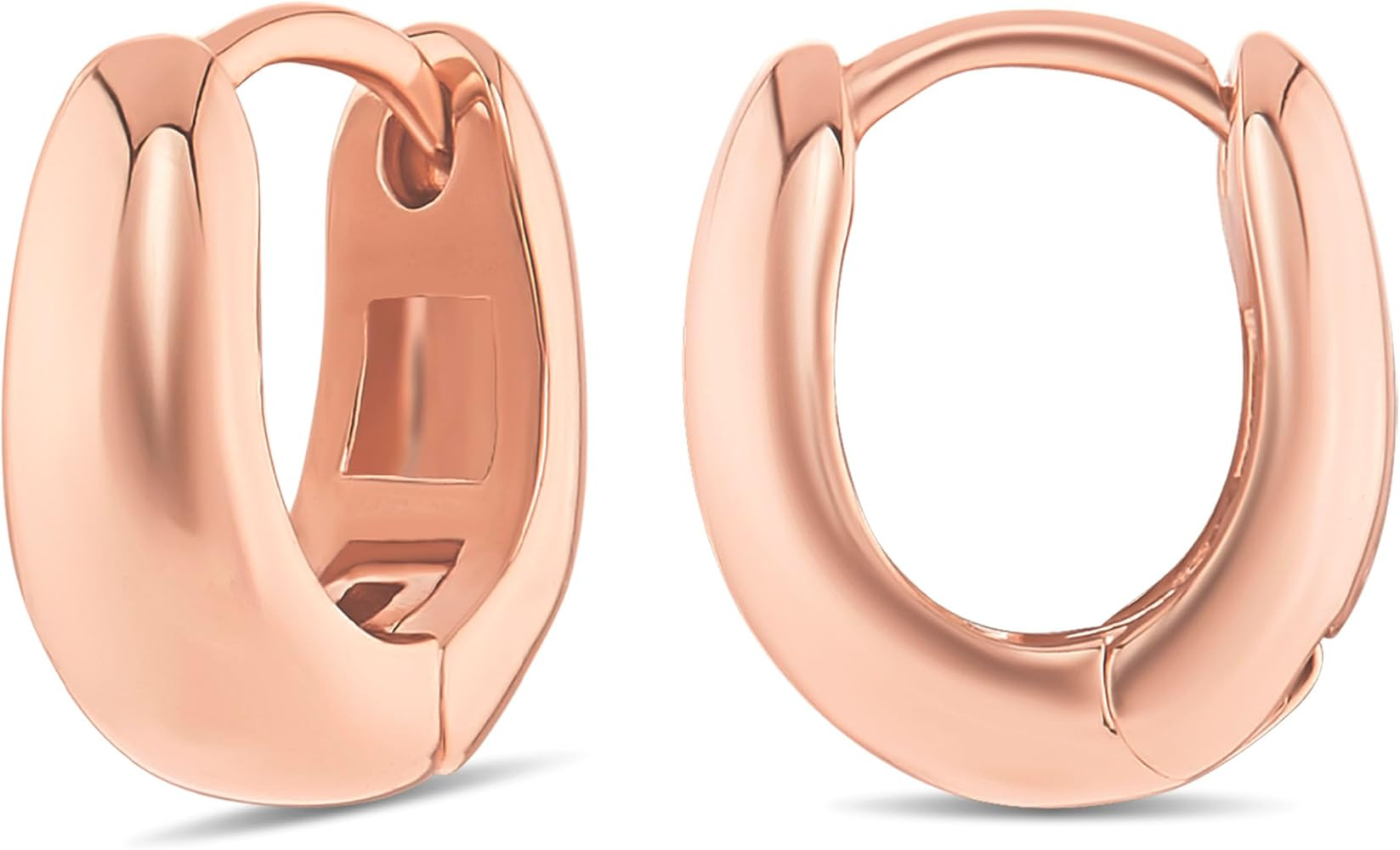 MILLA 14k Gold Huggie Earrings or Sterling Silver Huggie Earrings for Women Multipack & Individua... | Amazon (US)