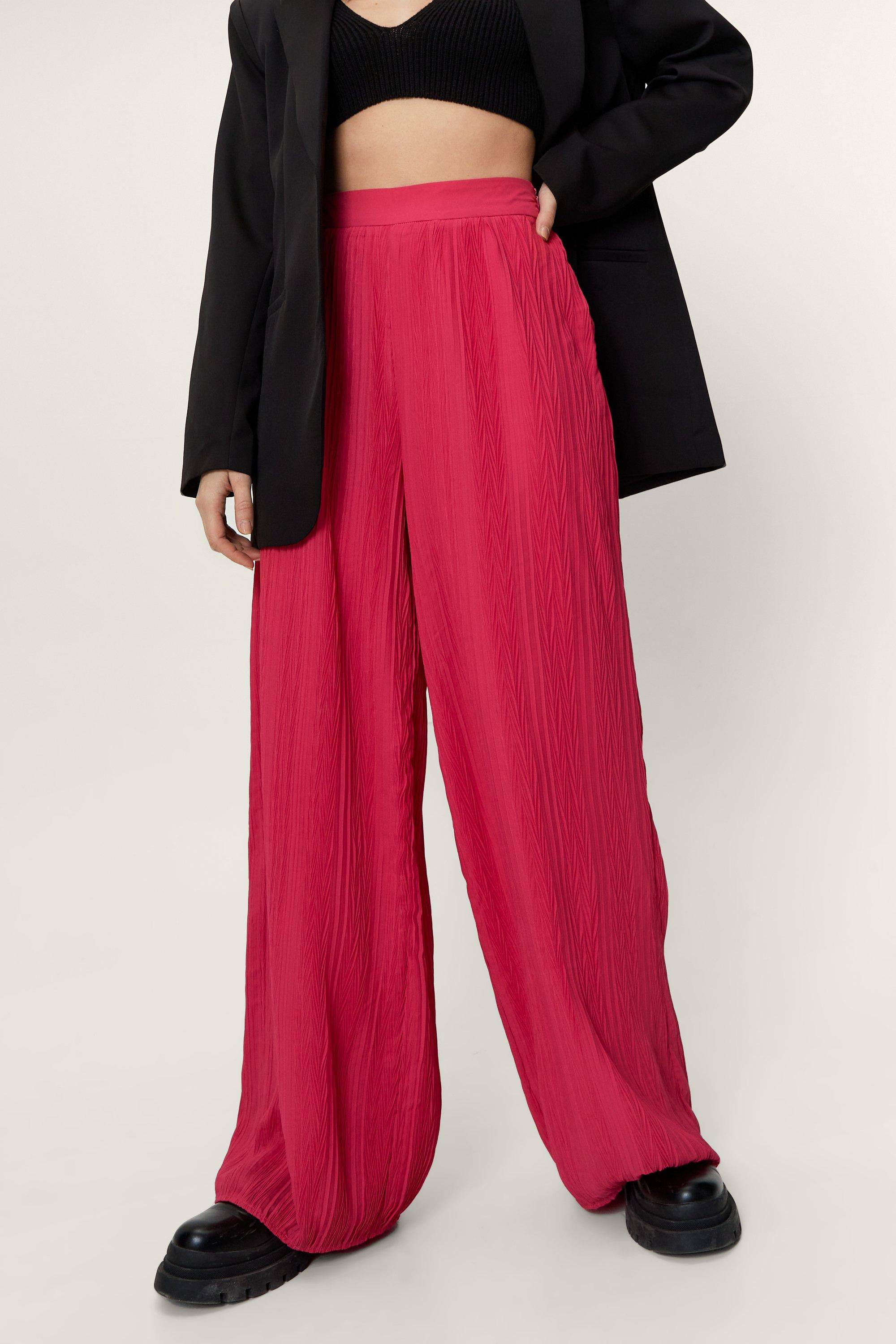 Pleated Wide Leg Pants | Nasty Gal (US)