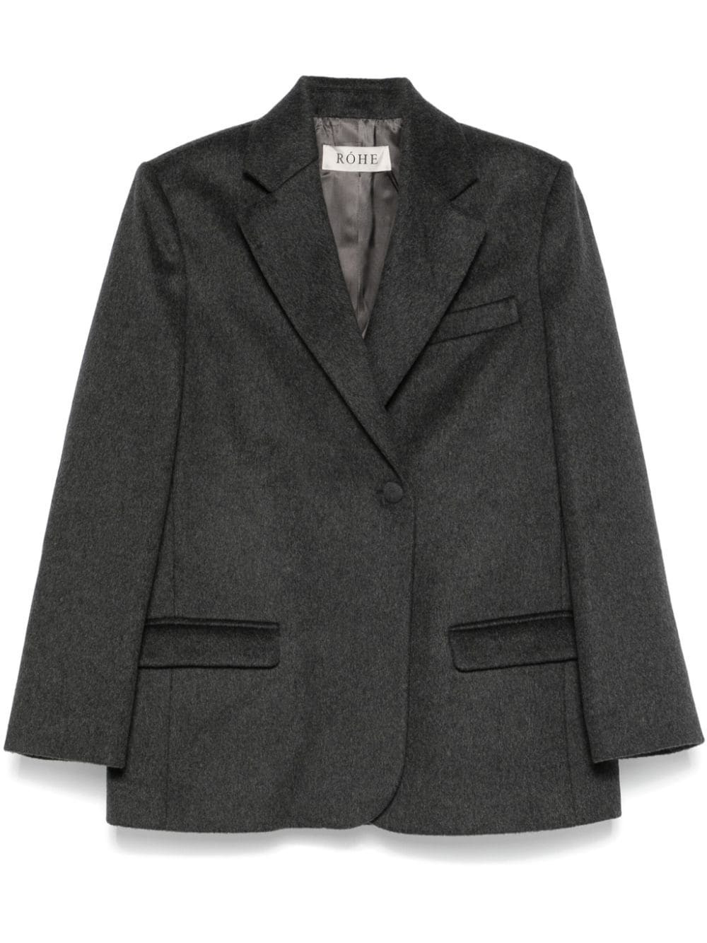 Róhe mélange blazer - Grey | Farfetch Global