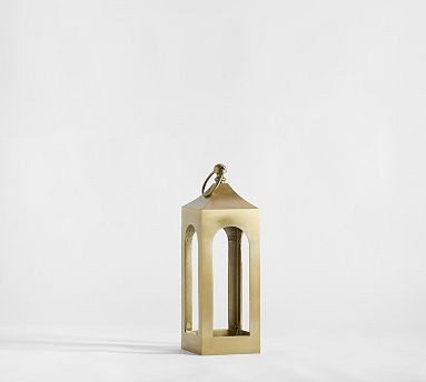 Caleb Handcrafted Metal Indoor/Outdoor Lanterns | Pottery Barn (US)