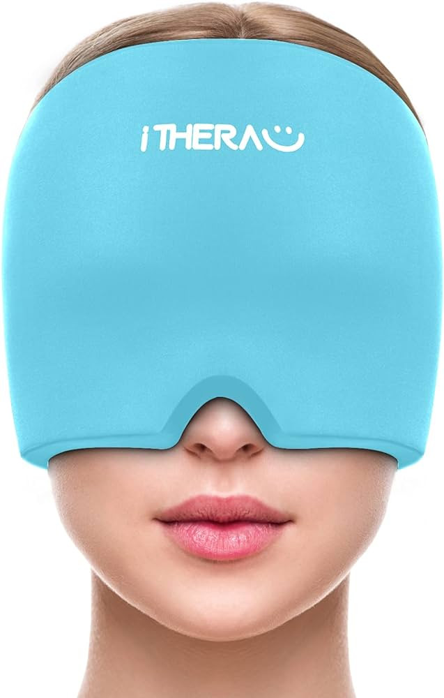 iTHERAU Migraine Ice Head Wrap-Headache Relief Hat, Migraine Relief Cap, Cold Therapy Headache Re... | Amazon (US)