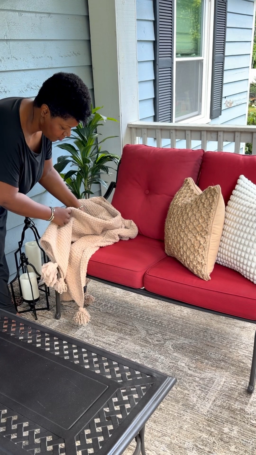 #AD My upstairs covered porch refresh is finally complete… and it might just be my favorite "room" of the house this summer. ☀️

A few thoughtful updates completely changed the feel of this space. It's now my little outdoor escape for morning coffee, slow evenings, and those moments when nobody's asking me for anything. 😄

@Wayfair  @Shop.LTK #WayfairPartner #Wayfair #liketkit

#LTKHome #LTKSeasonal