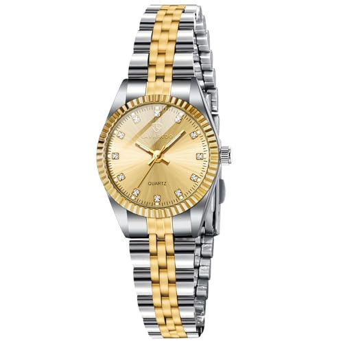 Timever Watches for Women, Small Gold Womens Watches, Stainless Steel Ladies Wrist Watches, Waterproof Analog Watch with Luminous and Japanese Quartz Movement, Dainty Dress Watch, Gifts for Women | Amazon (US)