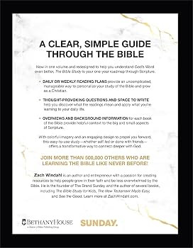 The Bible Study: A One-Year Study of the Entire Bible and How It Relates to You (1-Volume Hardcov... | Amazon (US)