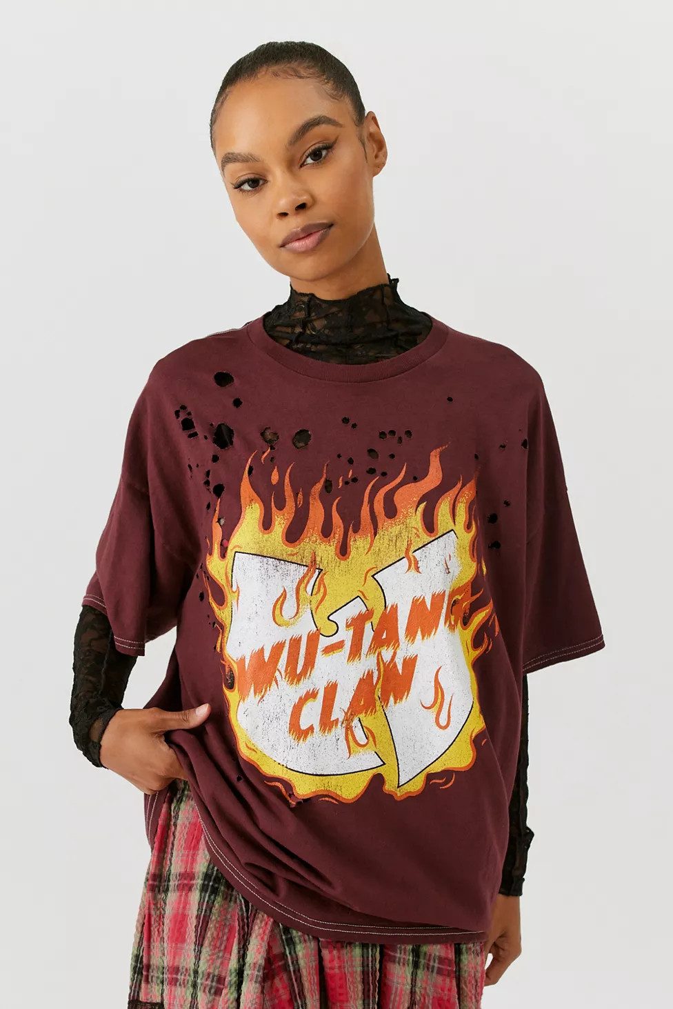 Wu-Tang Clan Distressed T-Shirt Dress | Urban Outfitters (US and RoW)