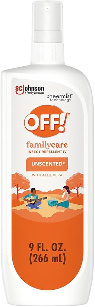 OFF! Family Care Insect & Mosquito Repellent Spritz, Bug Spray Containing 7% DEET, Unscented Repe... | Amazon (US)