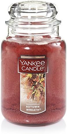Yankee Candle Large Jar Candle, Autumn Wreath | Amazon (US)